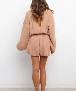 PUP6 Clothing Saige Playsuit - Camel