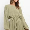 PUP6 Saige Romper - Olive Clothing