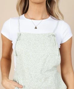 PUP8 Shari Romper - Green Animal