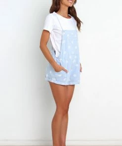 PUP61 Clothing Sofia Playsuit - Blue