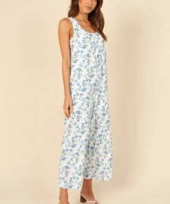 PUP3 Surreal Jumpsuit - White Floral