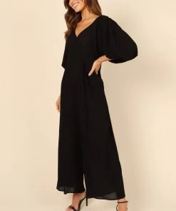 PUP3 Suzana Wide Leg Jumpsuit - Black
