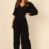 PUP3 Suzana Wide Leg Jumpsuit - Black