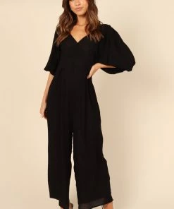 PUP3 Suzana Wide Leg Jumpsuit - Black