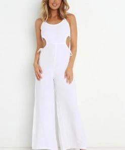PUP61 Willemina Jumpsuit - White
