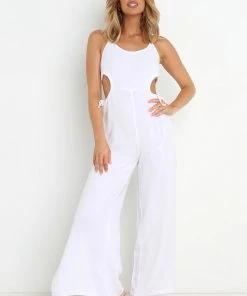 PUP61 Willemina Jumpsuit - White