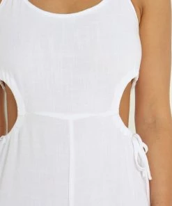 PUP61 Willemina Jumpsuit - White