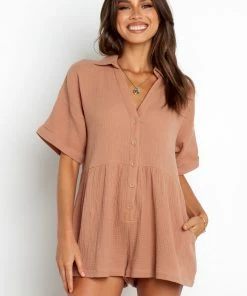 PUP3 Clothing Winny Romper - Mocha