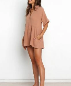 PUP3 Clothing Winny Romper - Mocha