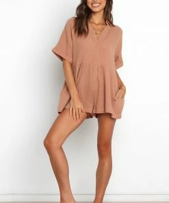 PUP3 Clothing Winny Romper - Mocha
