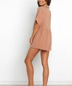 PUP3 Clothing Winny Romper - Mocha