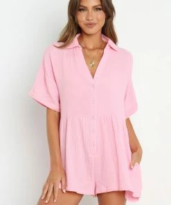 PUP3 Clothing Winny Romper - Pink