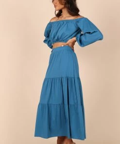 PUP44 Carlotta Two Piece Set - Blue Clothing