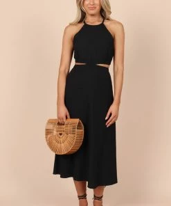 PUP65 Ellis Cut Out Dress - Black