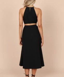 PUP65 Ellis Cut Out Dress - Black