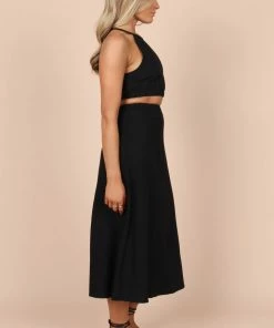 PUP65 Ellis Cut Out Dress - Black