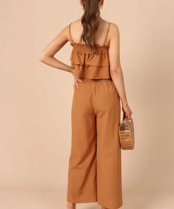 PUP65 Clothing Evie Two Piece Set - Brown