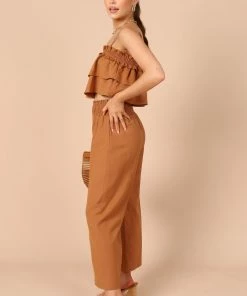 PUP65 Clothing Evie Two Piece Set - Brown