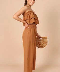 PUP65 Clothing Evie Two Piece Set - Brown