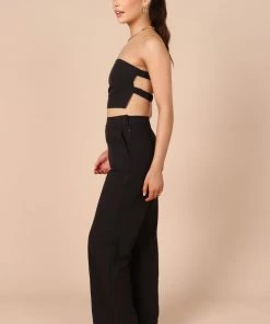 PUP65 Clothing Gina Strapless Two Piece Set - Black
