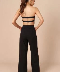 PUP65 Clothing Gina Strapless Two Piece Set - Black