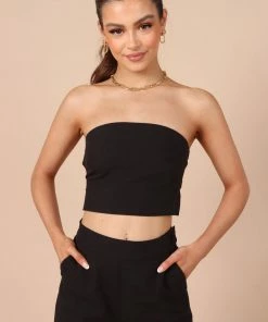 PUP65 Clothing Gina Strapless Two Piece Set - Black