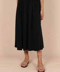 PUP65 Kennedy One Shoulder Two Piece Set - Black Clothing