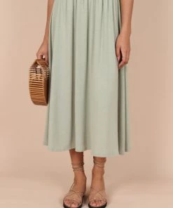 PUP65 Kennedy One Shoulder Two Piece Set - Sage