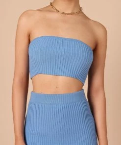 PUP14 Kiki Knitted Set - Blue Clothing