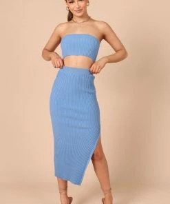 PUP14 Kiki Knitted Set - Blue Clothing