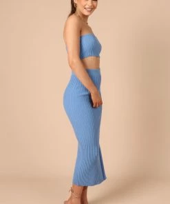 PUP14 Kiki Knitted Set - Blue Clothing