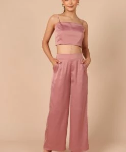 PUP65 Lane Two Piece Set - Mauve Clothing