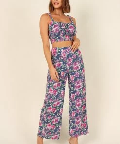 Petal & Pup Lilah Set - Navy Floral