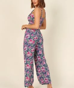 Petal & Pup Lilah Set - Navy Floral