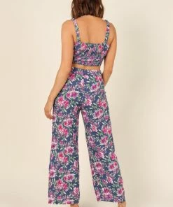 Petal & Pup Lilah Set - Navy Floral