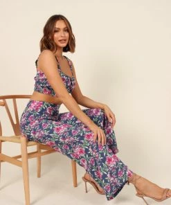 Petal & Pup Lilah Set - Navy Floral