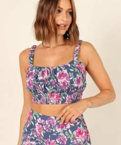 Petal & Pup Lilah Set - Navy Floral