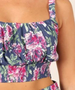 Petal & Pup Lilah Set - Navy Floral