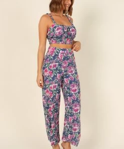 Petal & Pup Lilah Set - Navy Floral