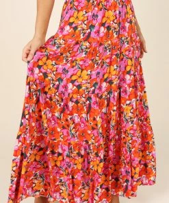 PUP14 Lolani Set - Hot Pink Floral Clothing