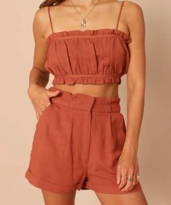 PUP65 Clothing Lorie Two Piece Set - Brick