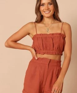 PUP65 Clothing Lorie Two Piece Set - Brick
