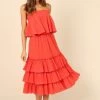 PUP4 Wedding Guest Tiarna Two Piece Set - Red