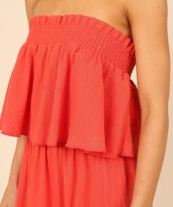 PUP4 Wedding Guest Tiarna Two Piece Set - Red