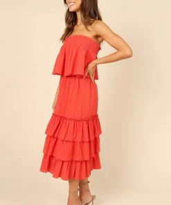 PUP4 Wedding Guest Tiarna Two Piece Set - Red