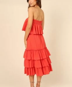 PUP4 Wedding Guest Tiarna Two Piece Set - Red