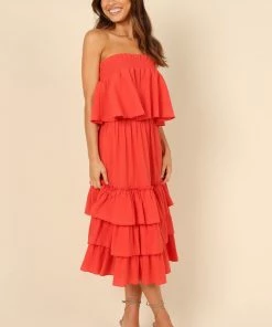 PUP4 Wedding Guest Tiarna Two Piece Set - Red