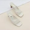 PUP23 Olsen Heel - White For The Bride