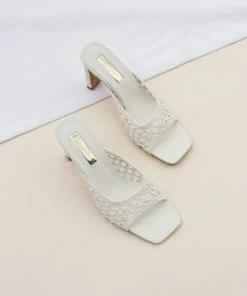 PUP23 Olsen Heel - White For The Bride