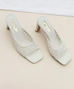 PUP23 Olsen Heel - White For The Bride